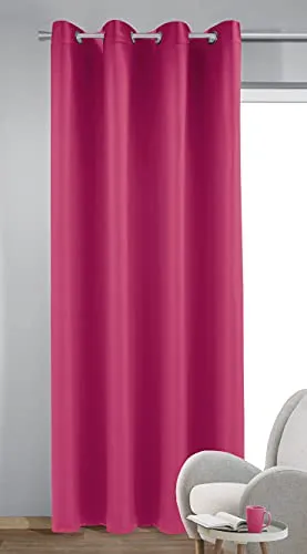 Albani Deko-Ösenschal DimOut/Mia Magenta / 245x140 cm, Polyester, 245x140cm