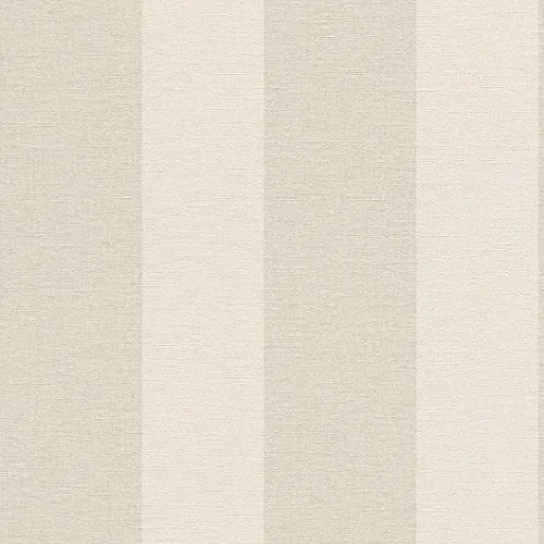 rasch Tapete 448771 aus der Kollektion Florentine II – Vliestapete in Beige mit cremefarbenen Streifen – 10,05m x 53cm (L x B)