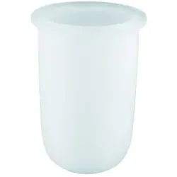Grohe Bau Cosmopolitan Ersatzglas 40393000 - Ersatzglas für Toilettenbürstengarnitur, satinweiß – elegant und passend für Ihr Badezimmer.