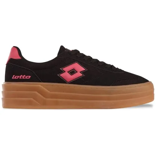 Lotto Sneaker mit gepolsterter Schaftkante schwarz 39 EU - Sneaker in Größe 39 mit gepolsterter Schaftkante für zusätzlichen Komfort, ideal für sportliche Aktivitäten und den täglichen Gebrauch.