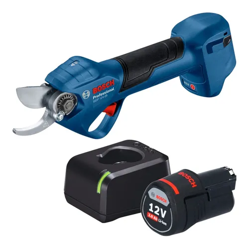 Bosch GGP 12V-25 Akku Gartenschere mit 3,0 Ah Akku
