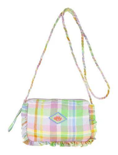 Oilily Umhängetasche Shoulder Bag - Umhängetasche aus weichem Material mit kariertem Design, ideal für jeden Anlass und sorgt für neidische Blicke.