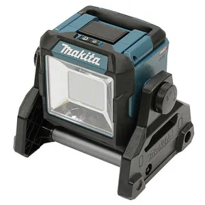makita ML003G Akku-LED-Baustrahler - Akku-betrieben, stufenlos neigbar und dimmbar für optimale Beleuchtung auf Baustellen und in der Werkstatt