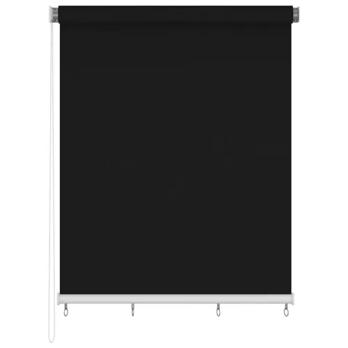 vidaXL Außenrollo 220x230 cm Schwarz - Hochwertiges Außenrollo in Schwarz, ideal für den Einsatz im Freien. Schützt vor Sonne und sorgt für Privatsphäre. Maße: 220x230 cm, aus strapazierfähigem Polyethylen.