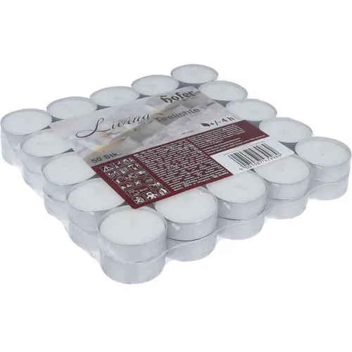 FAIE  Teelichter Living 50er Packung weiß