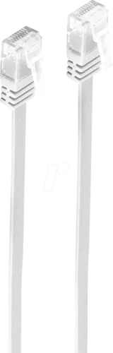 SHVP SP725-SLW - Cat.6 Flachkabel U/UTP, slim, weiß, 15 m