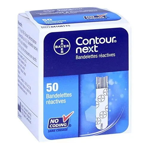 Contour Next Sensoren Teststreifen 50 St - Blutzuckermessgeräte, rezeptfrei und präzise für Ihre Blutzuckermessung