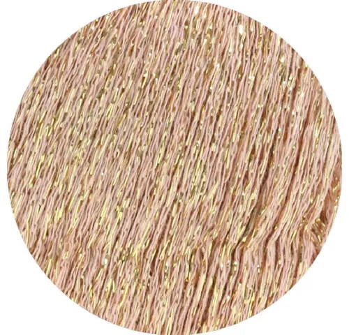LANA GROSSA BRILLINO Häkelwolle, 200 m (25 Gramm), Glänzendes Beilaufgarn mit farbigem Lurexfaden