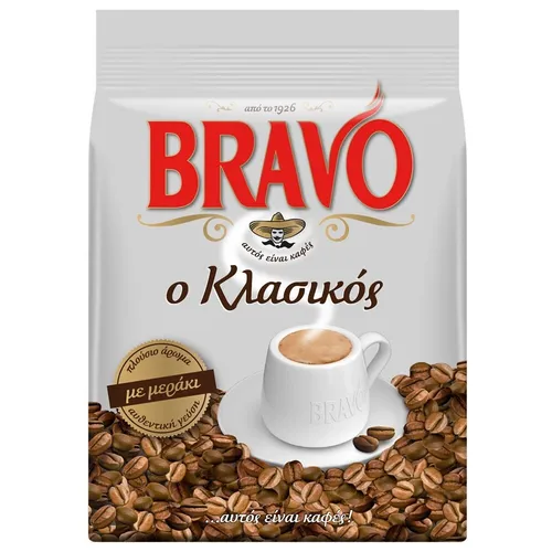 Kaffee gemahlen BRAVO Classic Greece Rich Aroma and Taste - 1 Packung à 193g