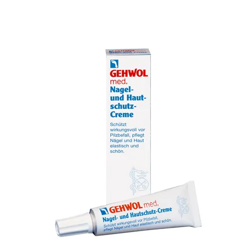 GEHWOL MED Nagel- und Hautschutzcreme 15 ml - Handcremes für gesunde Nägel und Haut, schützt vor Rissen und Trockenheit und fördert die Regeneration.