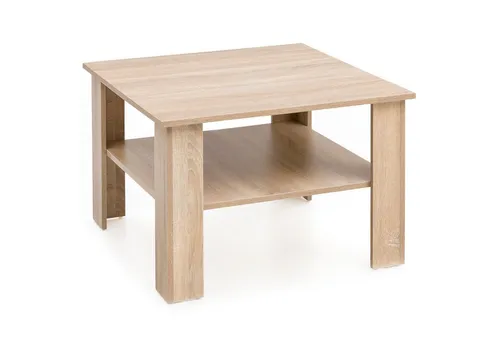FineBuy Couchtisch SV51868 – Kleiner Wohnzimmertisch aus Holz - Couchtische – Bezaubernder Tisch mit kratzfester, wasserabweisender Oberfläche und praktischer Ablagefläche für mehr Stauraum.