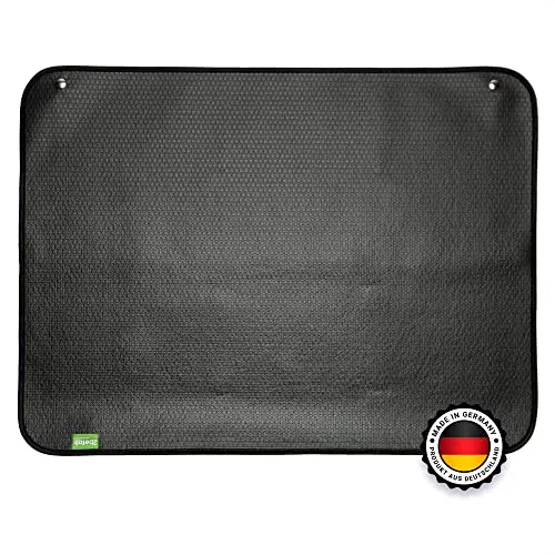 2befair Ladekantenschutz – Made in Germany, reißfester Schutz der Ladekante beim EIN- und Ausladen des Kofferraums, mit Klettpunkten zum Befestigen, 80 x 60 cm, Zubehör fürs Auto