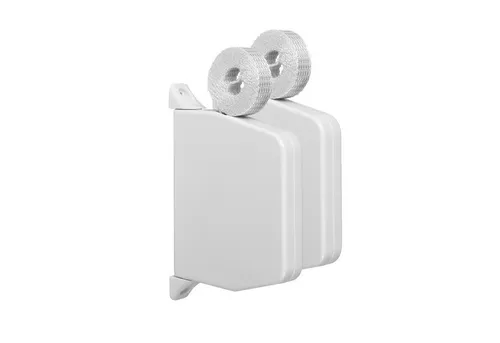 Inovatec Aufputz-Gurtwickler Rollladen Aufschraubwickler Mini + 5 m Gurtband, Gurtbreite 14 mm, 2-tlg.