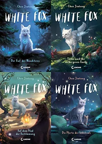 Die Abenteuer von White Fox Band 1-4 plus 1 exklusives Postkartenset