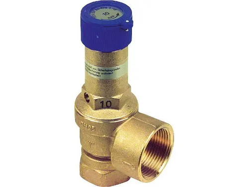 Membran-Sicherheitsventil 1 1/4'' Anschluss, 1 1/2'' Austritt - Robustes Sicherheitsventil für Druckanwendungen bis 6 bar, ideal für industrielle Anwendungen und maximale Sicherheit.