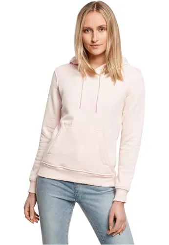 Build Your Brand Damen Heavy Hoody Jacke, Rosa (Pink 00185), Medium