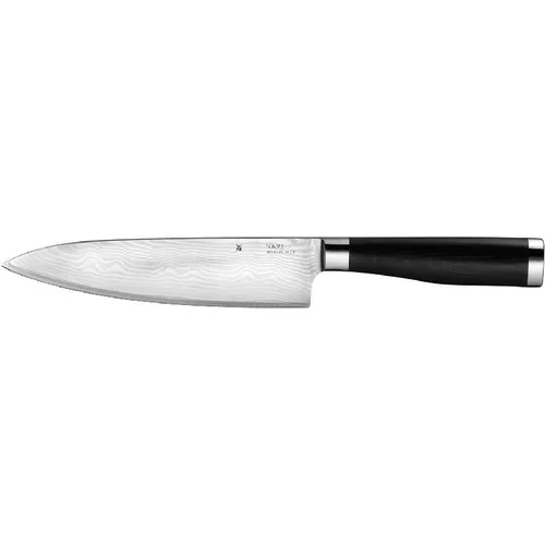 WMF Yari Kochmesser 34,5 cm - Kochmesser aus 67 Lagen japanischem Spezialklingenstahl, rostfrei und extrem scharf. Ergonomischer Pakkaholzgriff für optimale Handhabung und Hygiene.