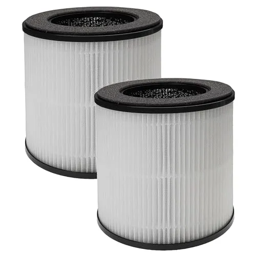 vhbw 2x Luftilter kompatibel mit Nobebird B-D02M Luftreiniger - Kombifilter Vorfilter + HEPA + Aktivkohle