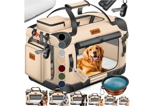 LOVPET® Faltbare Hundebox für Hunde und Katzen von LOVPET