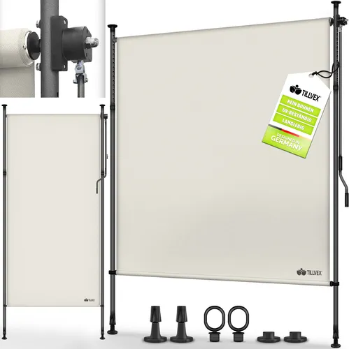 tillvex Klemmmarkise in beige von tillvex