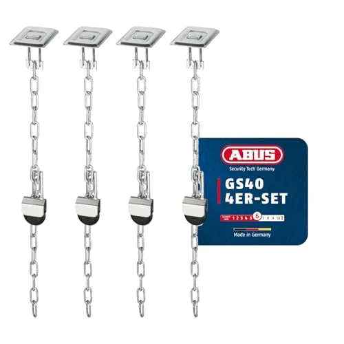 ABUS GS40 2er Set - Fenstersicherungen mit ABUS-Sicherheitslevel 6: Ideal für Kunststofflichtschächte, bietet zuverlässigen Schutz und ermöglicht eine sichere Flucht im Notfall.