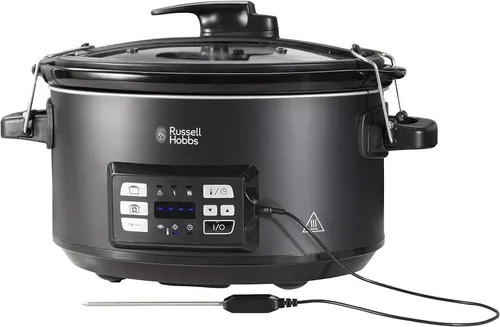 Russell Hobbs Multikocher 3-in-1 - Slow Cooker, Sous Vide und Bräter mit 6,5l Keramik-Gartopf, präziser Temperaturkontrolle und digitalem Display für perfekte Ergebnisse