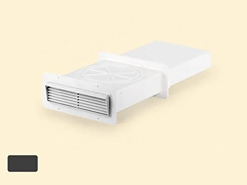 Naber T-GILÜF 4 System 125 Breitkanal-Mauerkasten, weiß