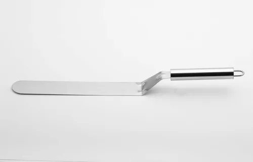 Weis Winkelpalette Glasurpalette Tortenpalette Edelstahl biegsam 37 cm