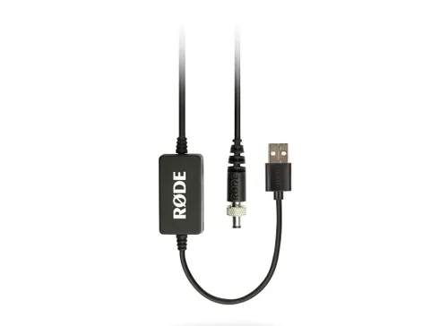 Rode DC-USB1 Stromkabel - Audio Zubehör für RODECaster Pro, ermöglicht mobilen Betrieb über USB Power Bank für bis zu 8 Stunden, ideal für kreative Anwendungen.