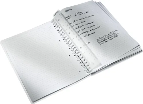 LEITZ Notenblock Collegeblock Wow A4 PP liniert holzfrei 80 Blatt gelb