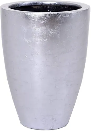 VIVANNO Pflanzkübel Opala in silber von VIVANNO