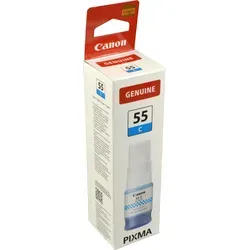 Original Canon 6289C001 GI-55C Tintenflasche cyan - Hochleistungs-Tinte für bis zu 3.000 Seiten, ideal für Canon Maxify GX 1050