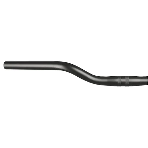 Ergotec Trekkinglenker ø25,4 x 590 mm - Schwarz - Robuster Stahl-Lenker für Trekkingräder, bietet optimale Ergonomie und Komfort beim Fahren. Universell einsetzbar, ideal für lange Fahrten.