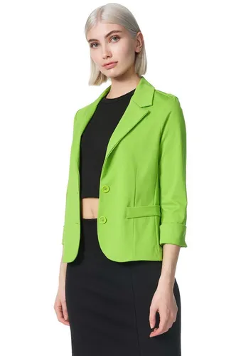 Rayshyne Kurzblazer PM-11-2 – Sportliches Sakko in Grün (Gr. 36) - Modisches Sakko mit Reverskragen und pflegeleichtem Material. Ideal für Büro und Freizeit, figurumspielender Schnitt sorgt für einen eleganten Look.