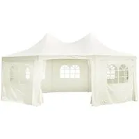 vidaXL Zeltdach für Partyzelt mit Seitenteilen - Hochwertiges, langlebiges Zeltdach für Gartenpartys, gefertigt aus strapazierfähigem Polyester. Individuell gestaltbare Seitenteile ermöglichen flexible Nutzung. Ideal für verschiedene Veranstaltungen im Freien.