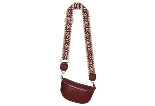 EAAKIE Gürteltasche Bauchtasche Umhängetasche Crossbody-Bag Kunstleder Italy-Design, als Schultertasche, CrossOver, Umhängetasche tragbar