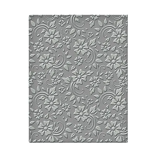 Spellbinders SES-008 Prägeschablone Blumen und Blätter, Kunststoff, transparent