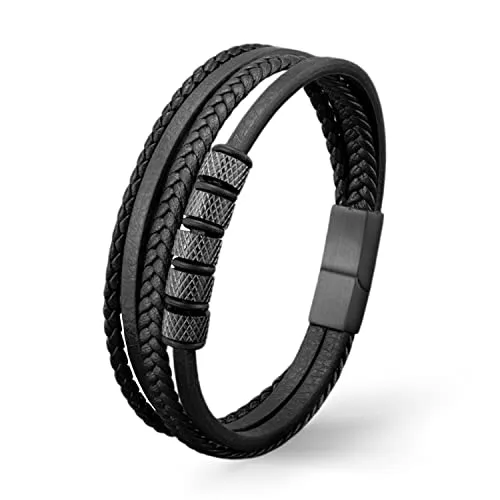UNIQAL | Lederarmband Herren 