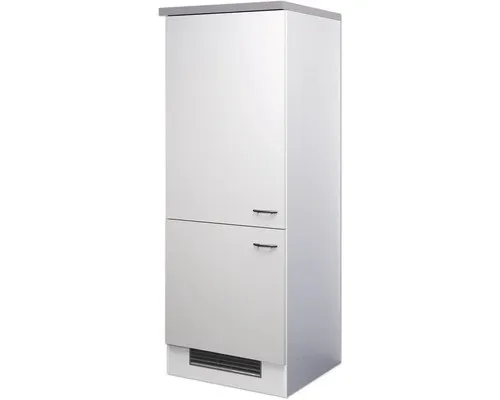 Flex Well Kühlumbauschrank für 88er Einbaukühlschrank - Küche Hochschränke – Flexibel mit reversiblen Türen und modernem, mattem Design für eine harmonische Küchenintegration.
