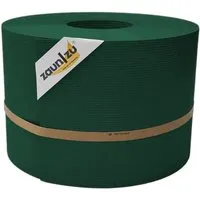 zaunzu Sichtschutzstreifen Rille PP für Doppelstabmatte, 50m - Zaunelemente – UV-beständiger Sichtschutz mit gerillter Optik für modernen Zaun und einfache Montage ohne Clips, ideal für individuelle Gestaltung.