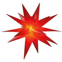 HGD Stern-LED (Kunstst.) - Rot, Ø ca. 35 cm