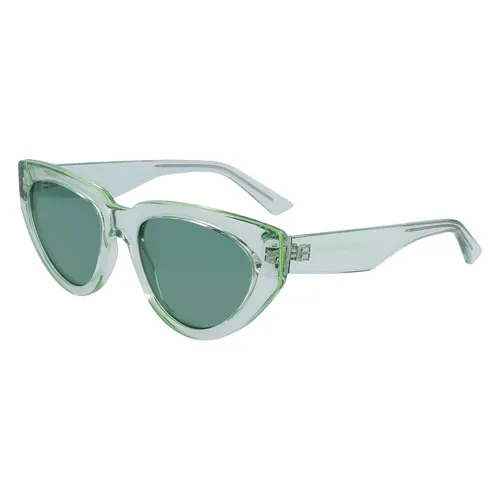 Karl Lagerfeld KL6100S Damen Sonnenbrille, Grün, Einheitsgröße - Sonnenbrillen für Damen, leicht und kratzfest mit 100 % UV-Schutz, ideal für einen modernen Look und anpassbare Passform durch verstellbare Bügel.