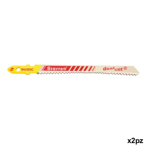 Starrett Doppelschnittblätter 75 mm 10–14 TPI Holz – 2 Stück