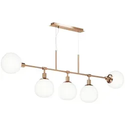 Maytoni Pendelleuchte aus Messing und Glas - Elegante Pendelleuchte in Messing, beliebig kürzbar und sorgt für gleichmäßige Lichtverteilung – ideal für stilvolle Innenräume.