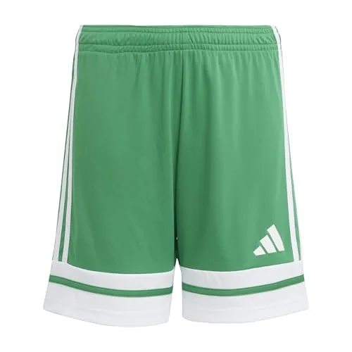 adidas Unisex Kinder Squadra25 Short Kids Shorts, Team Green/White, 5-6 Years