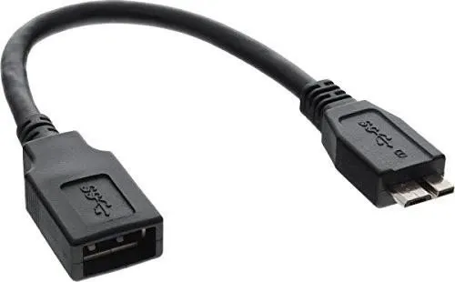 Kabel USB OTG 3.0 St.Micro-B=>Bu.A, Inline von InLine