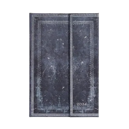 Paperblanks 12-Monatskalender 2024 Inkblot | Vertikal | Maxi (135 × 210 mm)