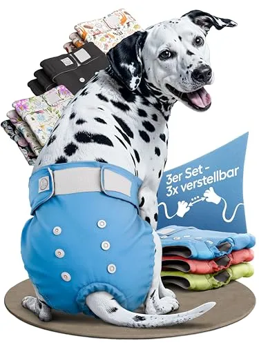 HUND IST KÖNIG Hundewindeln für Hündinnen (3 Stück) von HUND IST KÖNIG