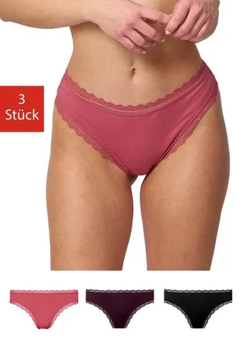 SNOCKS Tanga String Damen Unterhose (3-St) mit Spitze - Elegante String Tangas mit Spitze für Damen, die sich perfekt anpassen und unsichtbar unter der Kleidung tragen lassen – für unübertroffenen Komfort und Stil.