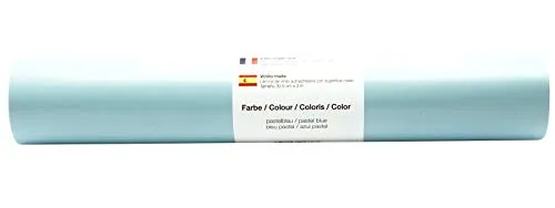 Vinyl Folie selbstklebend 3m versch. Farben Folie Pastell-Blau-Matt